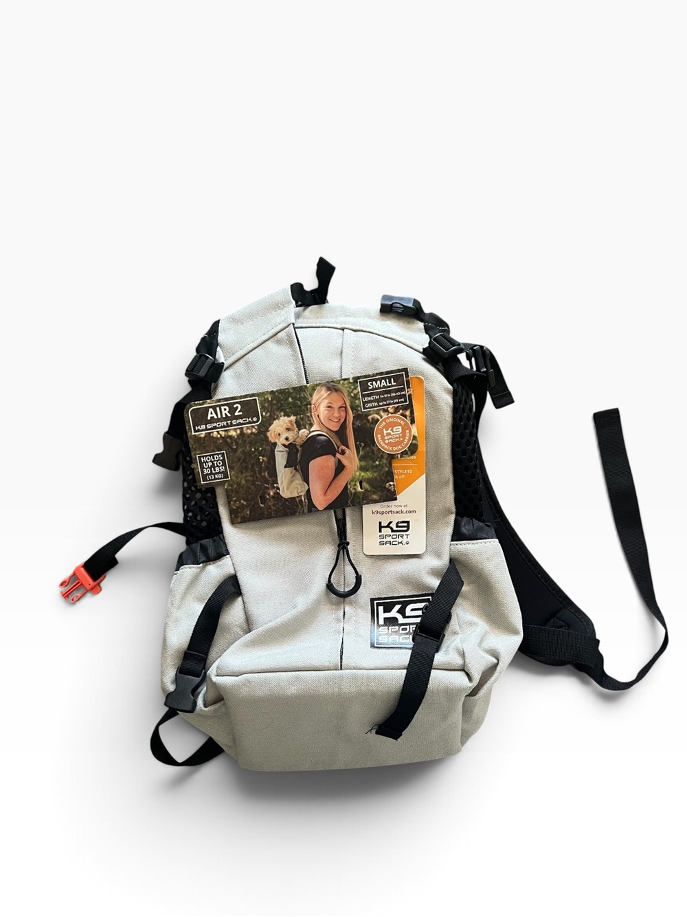 K9 Sport Sack Air 2 Dog Carrier Backpack Small Gray NWT